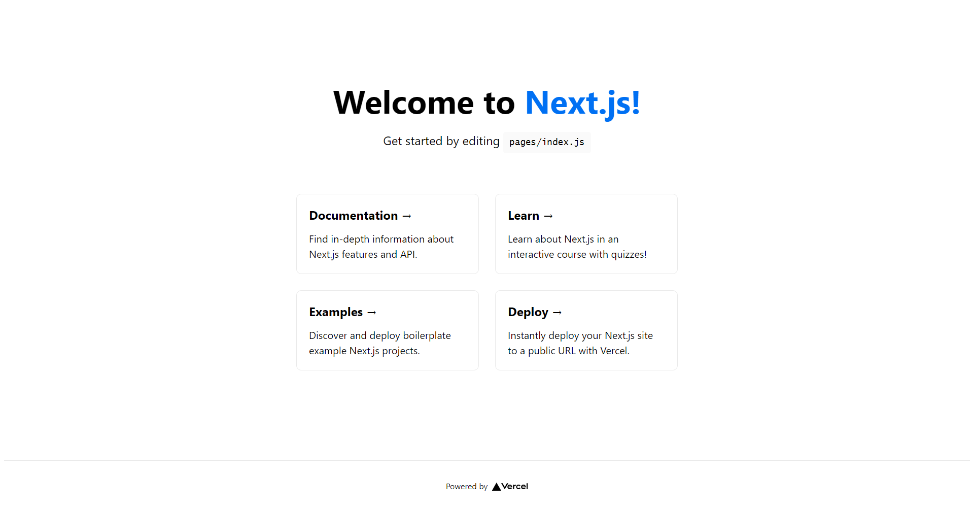 Image of Nextjs Default Homepage